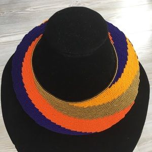 Multicolor Hand beaded Choker